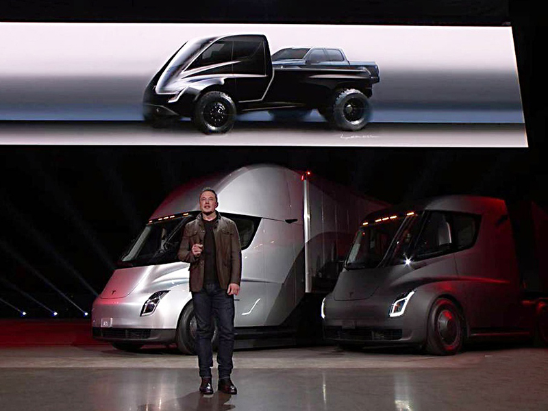 الكشف عن سيارة تيسلا القادمة من فئة بيك آب